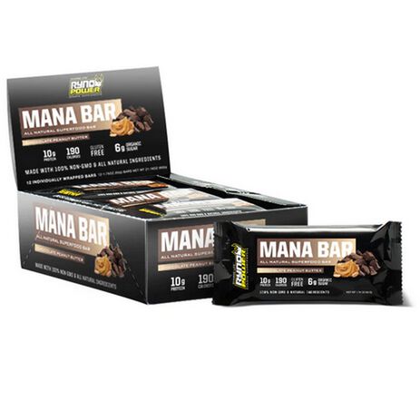 _Ryno Power Mana Proteinriegel-Pack Schokolade-Erdnussbutter | MANACAD | Greenland MX_