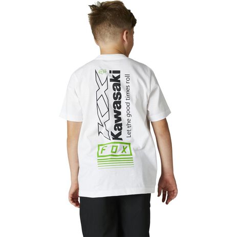 _Fox Kawasaki Kinder T-Shirt | 29176-190 | Greenland MX_