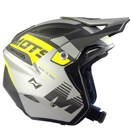 _Mots Go2 Trial Helm Gelb Fluo | MT6218LY-P | Greenland MX_