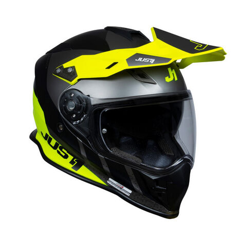 _Just1 J-34 Pro Outerspace Helm Schwarz/Gelb Fluo | 607005019400302-P | Greenland MX_
