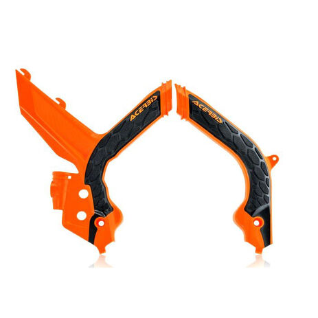 _Acerbis X-Grip Rahmenschützer KTM SX/SXF 2019 Orange/Schwarz | 0023599.209 | Greenland MX_