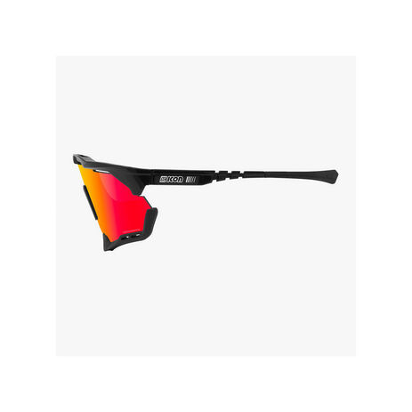 _Scicon Aeroshade XL Schwarz Brillen Multi-Mirror Gläsern Rot | EY25060201-P | Greenland MX_