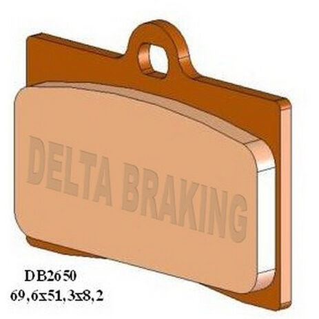 _Delta Bremsbeläge Vorder Aprilia 125 RS4 11-15 | DB2650 | Greenland MX_