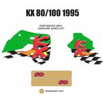 _OEM-Aufkleber-Kit Kawasaki KX 80/100 1995 | VK-KAWAKA801995 | Greenland MX_