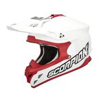_Scorpion VX-15 Evo Air Helm Weiß /Rot | 35-100-59-P | Greenland MX_