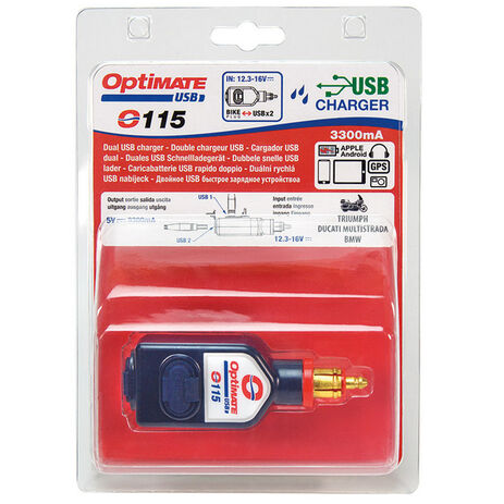 _Optimate Dual 3300 MA O-115 USB-Ladegerät | 00600115 | Greenland MX_
