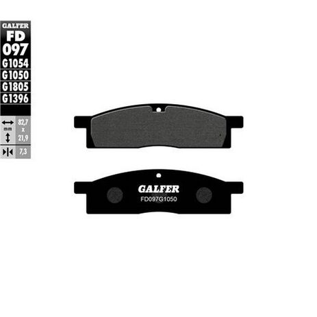 _Galfer Semi-Metall Bremsbeläge Vorne Yamaha YZ 65 18-.. YZ 85 03-.. | FD097G1050 | Greenland MX_