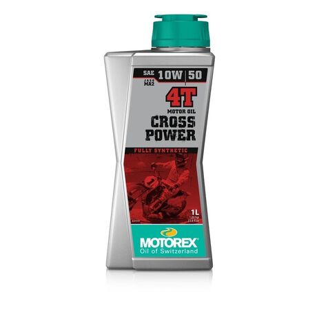 _Motorex Cross Power 4T 10W/50 Oil 1 Liter | MT064H004T | Greenland MX_