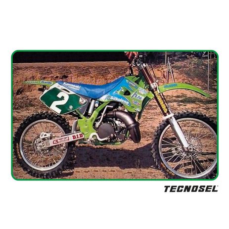 _Tecnosel Aufkleber Kit Replica Team Kawasaki 1996 KX 125/250 94-98 | 24V01 | Greenland MX_