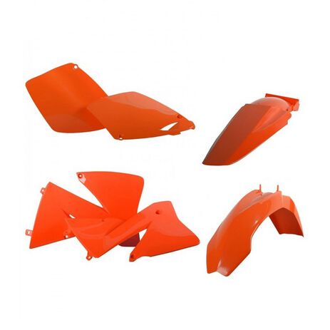_Polisport Plastik Kit KTM EXC/EXC-F 01-02 Orange | 90652 | Greenland MX_