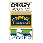 _Oakley Retro-Kotflügel vorne Aufkleber-Kit | FK-OAKLEYBKW-P | Greenland MX_