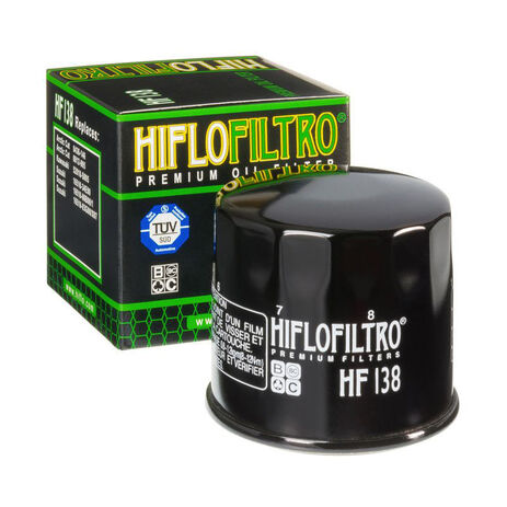 _Hiflofiltro Ölfilter Suzuki KLT-A400 09-16 | HF138 | Greenland MX_