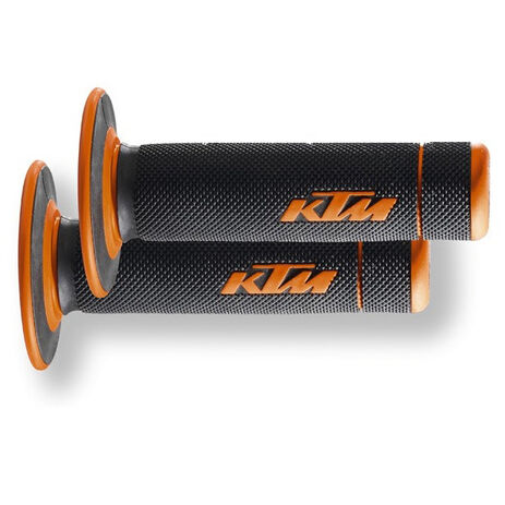 _KTM Dual Compound Griffe Set Schwarz-Orange | 63002021100 | Greenland MX_
