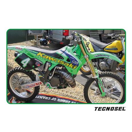 _Tecnosel Aufkleber Kit Replica Team Kawasaki 1998 KX 125/250 94-98 | 24V02 | Greenland MX_