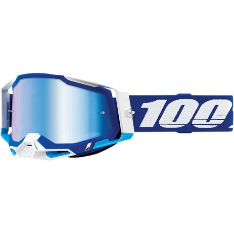 _100% Brillen Racecraft 2 Blue Verspiegelten Gläsern | 50010-00002-P | Greenland MX_