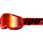_100% Kinder Brillen Stratai 2 Red Verspiegelten Gläsern | 50032-00004-P | Greenland MX_