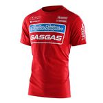 _T-Shirt rTroy Lee Designs Gas Gas Team Rot | 701318002-P | Greenland MX_