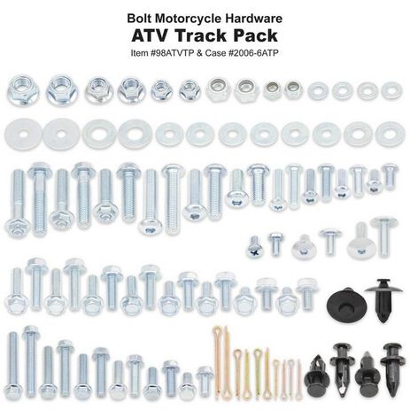 _Bolt Track Pack ATV Schraubensatz Sortiert (Japanisch) | BT-TRKATV1 | Greenland MX_